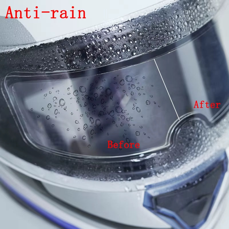 Sticker antilluvia para casco