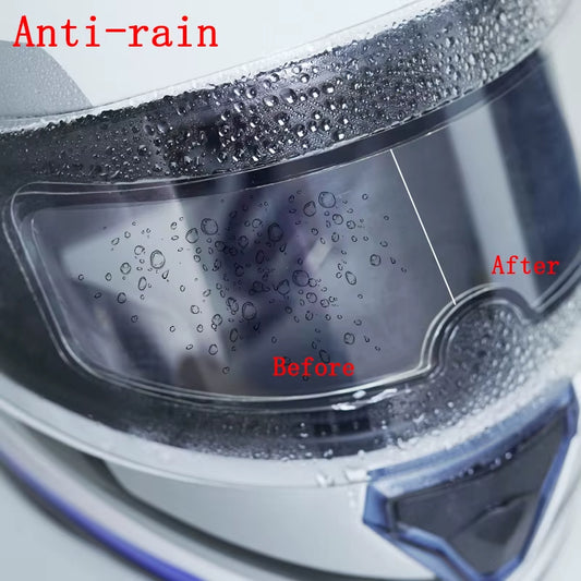 Sticker antilluvia para casco